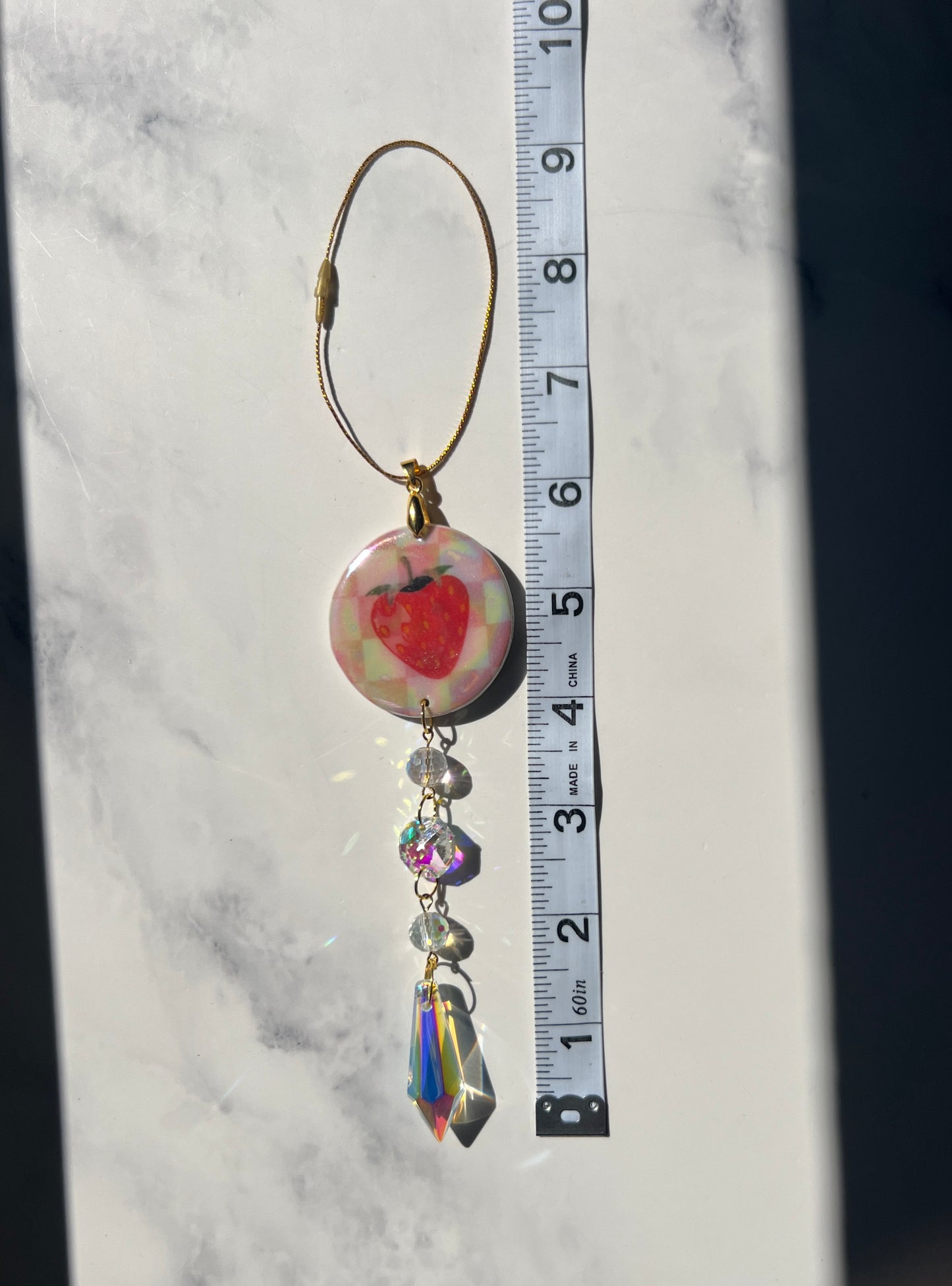 Strawberry Suncatcher 1