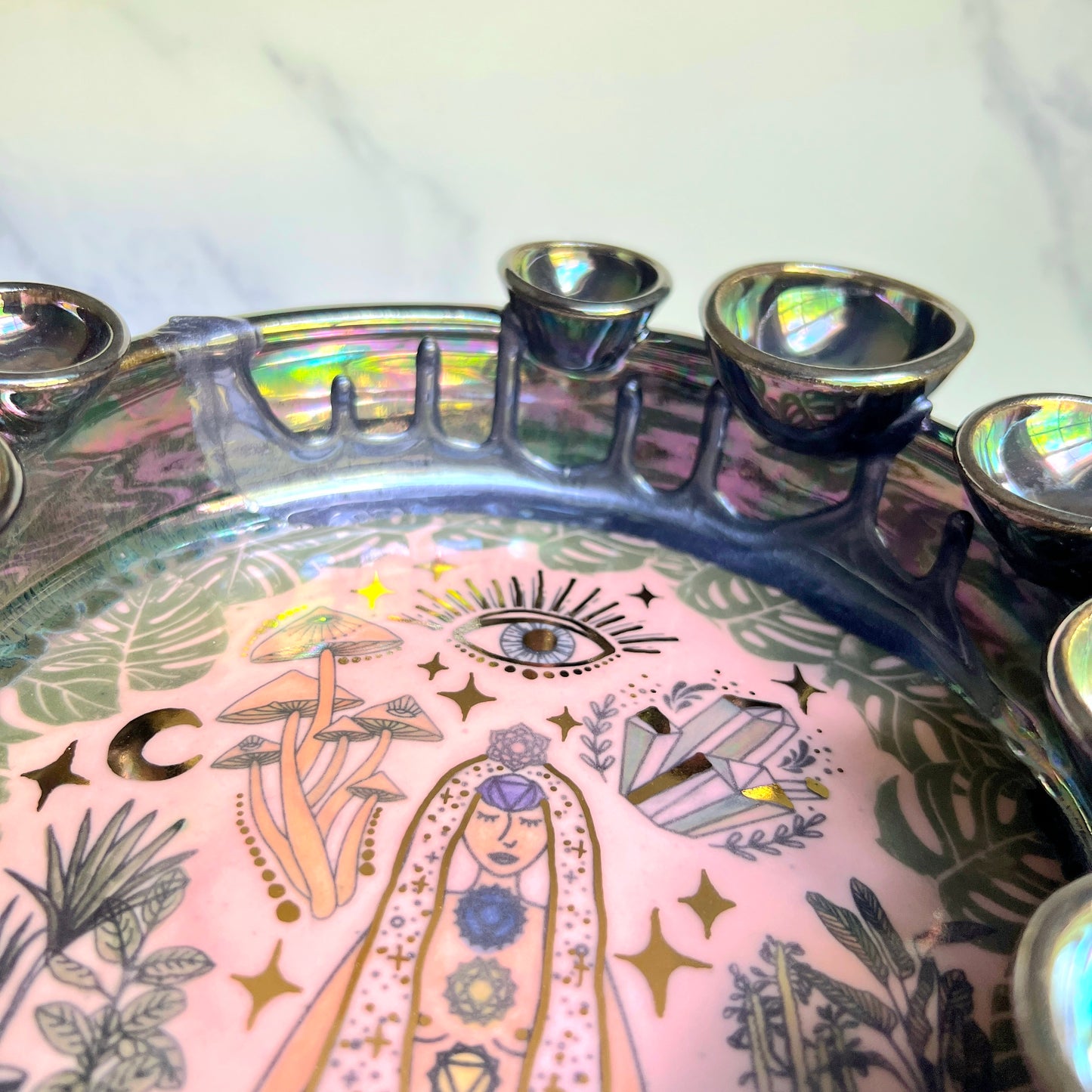 IMPERFECT Plant Goddess Infinity Tray Rainbow