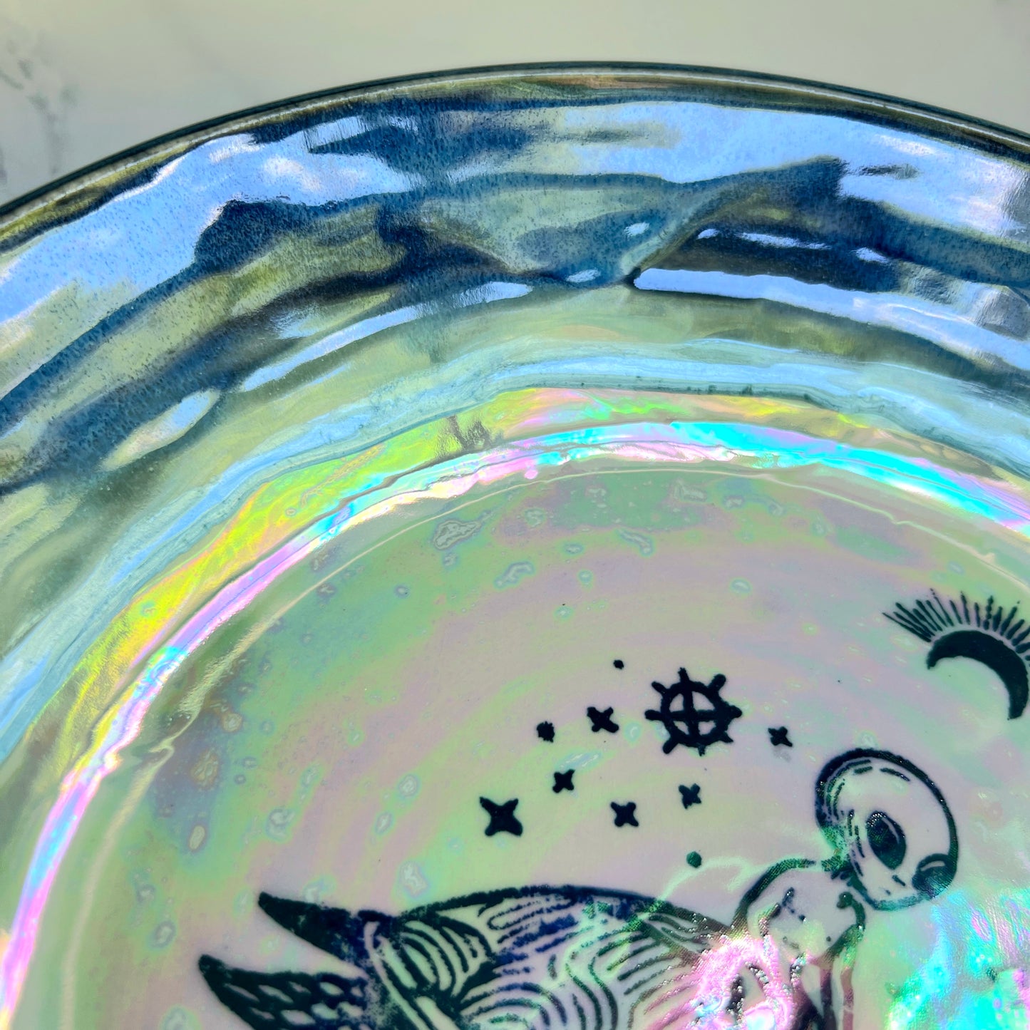 IMPERFECT Large Turtle Alien Platter