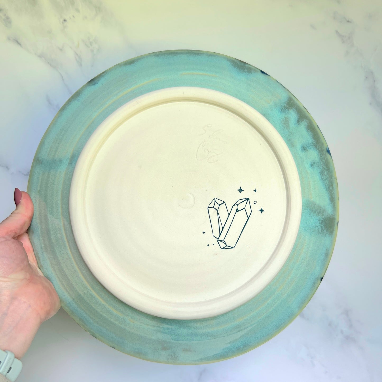 IMPERFECT Large Turtle Alien Platter