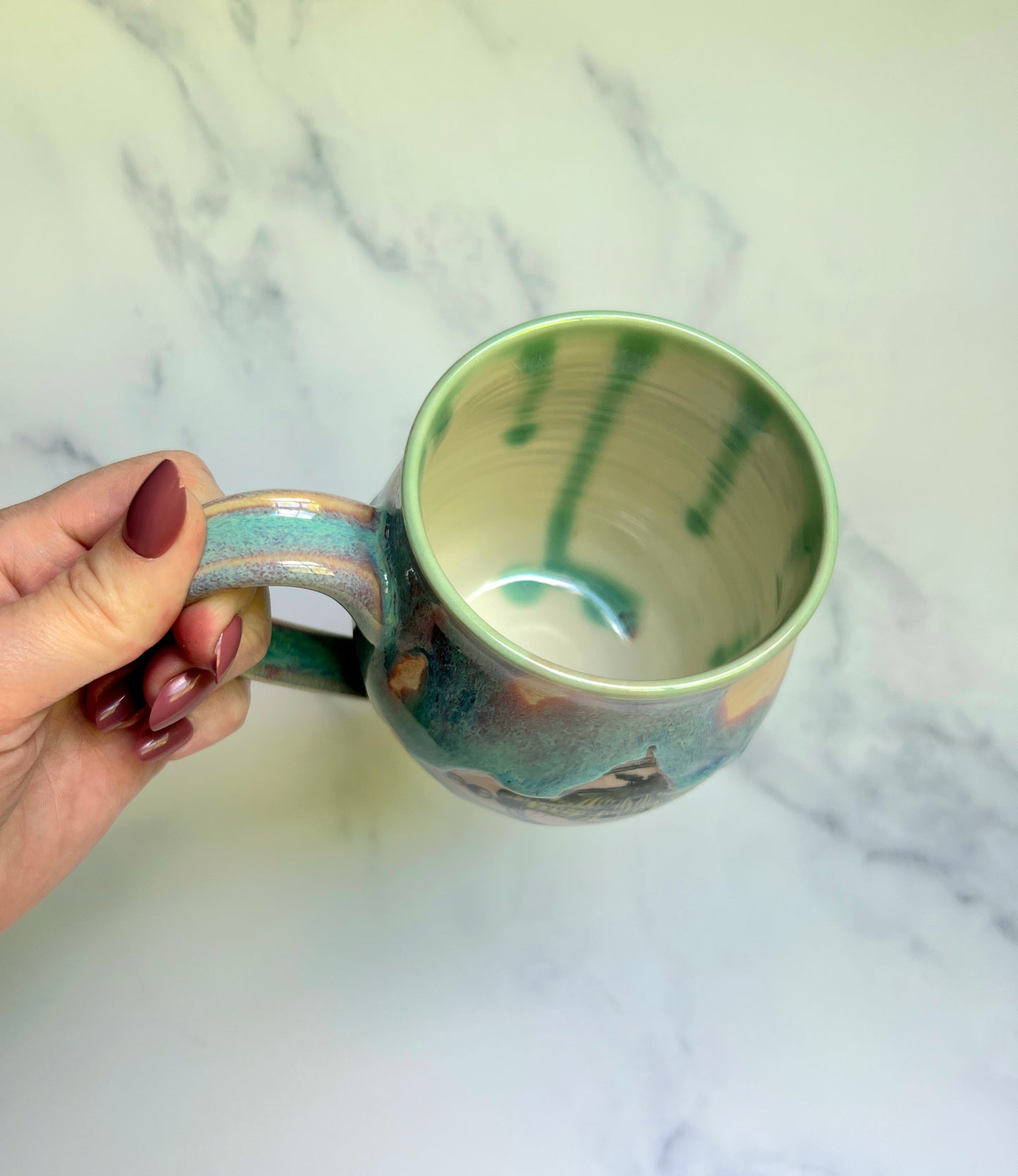 IMPERFECT Drippy Luna Moth Mug