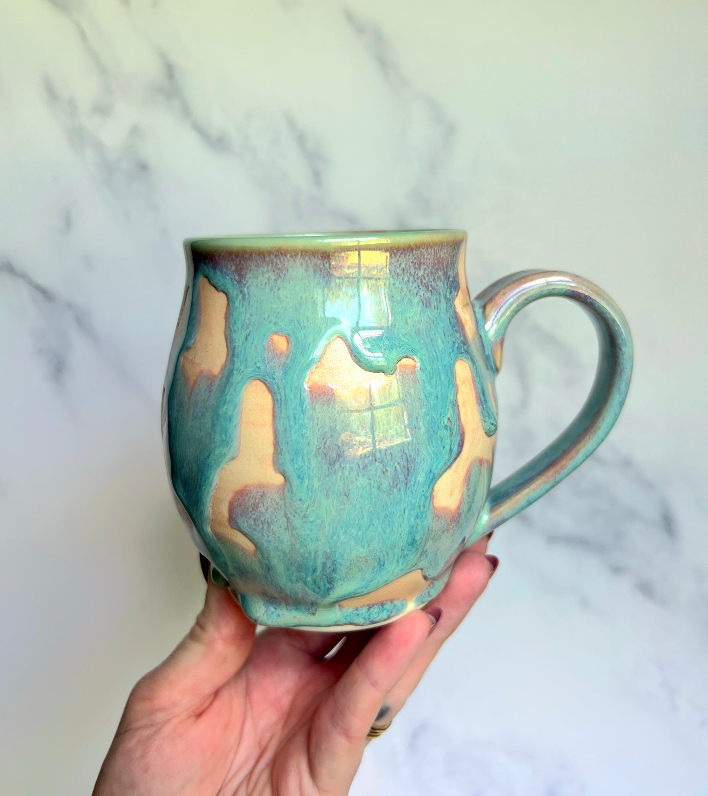IMPERFECT Drippy Luna Moth Mug