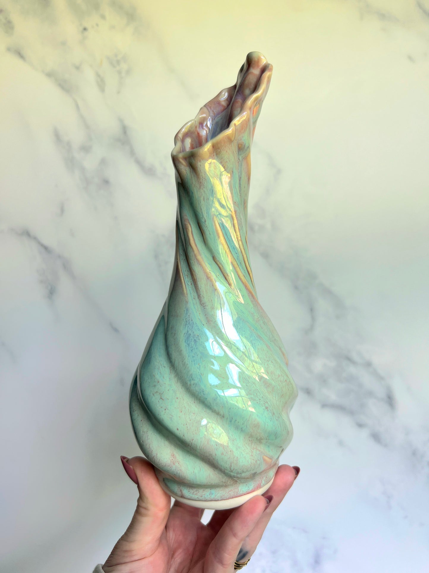MCM Swirl Vase
