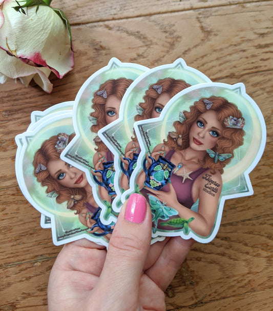 Diverse Earth Studios Goddess Sticker