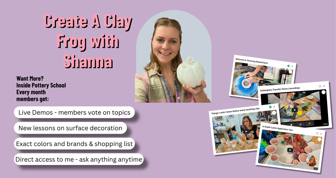 How to Make a Clay Frog - With Shanna