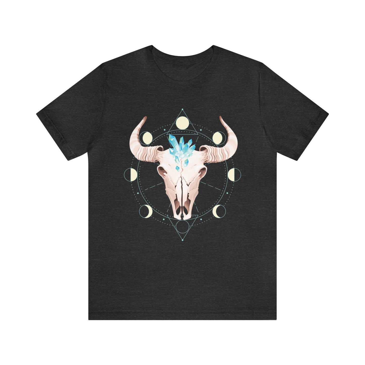 Bull Skull Shirt Unisex Jersey Witchy Tee