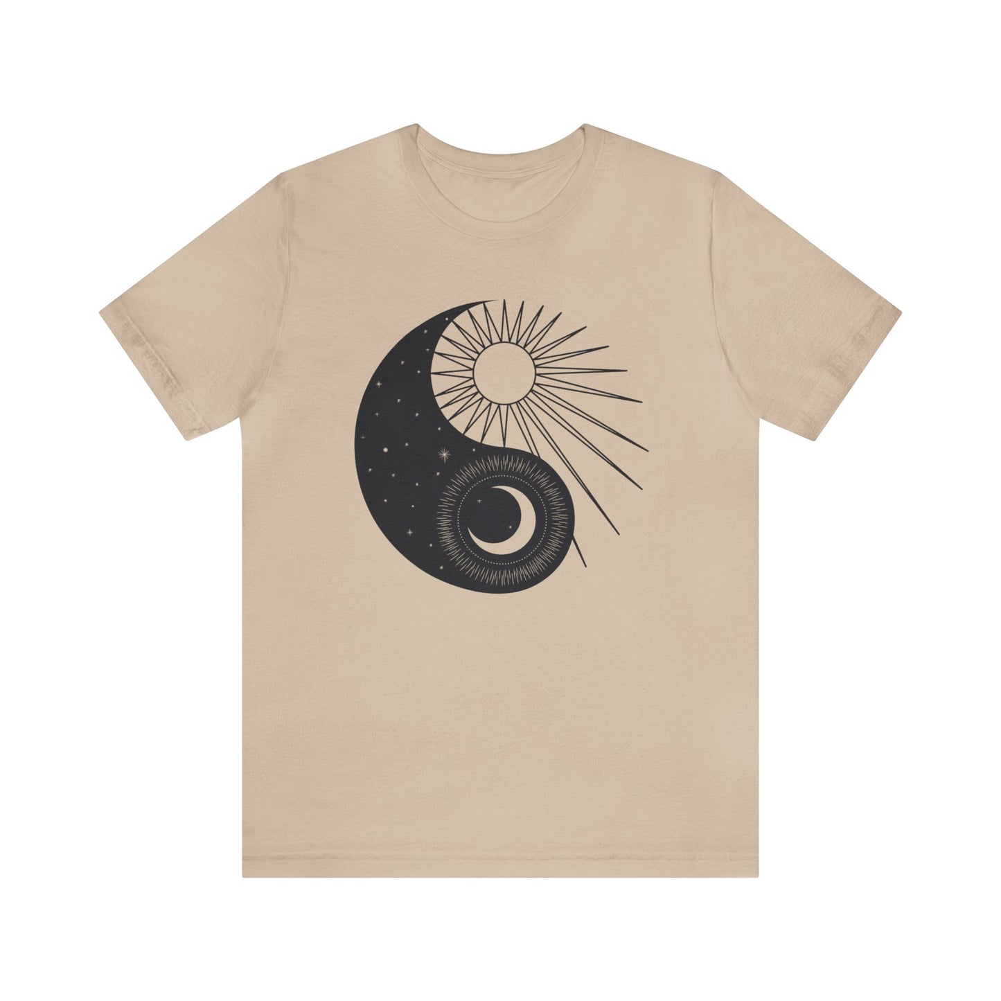 Yin Yang Shirt Unisex Jersey Sun and Moon Tee