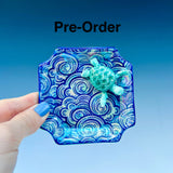 Turtle Cloud Iridescent Altar Ring Jewelry Tray