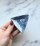 Cloud Triangle Circle Dish Iridescent Altar Ring Jewelry Tray