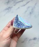 Cloud Triangle Circle Dish Iridescent Altar Ring Jewelry Tray