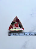 Strawberry Triangle Dish Iridescent Altar Ring Jewelry Tray