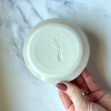 Checkered Dish Blue and Pink Iridescent Altar Ring Jewelry Dish