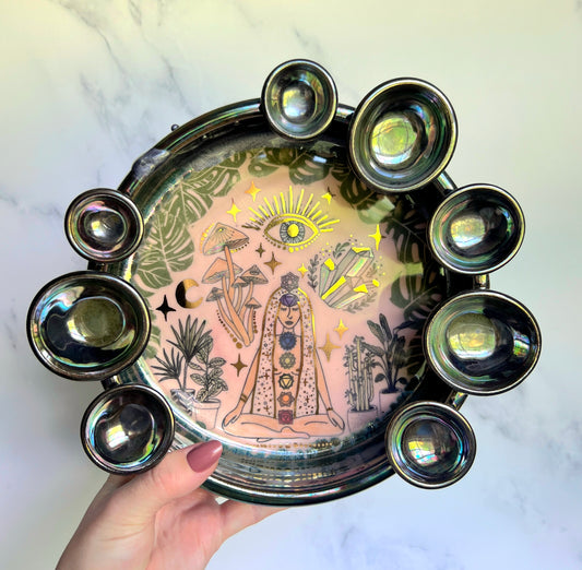 IMPERFECT Plant Goddess Infinity Tray Rainbow