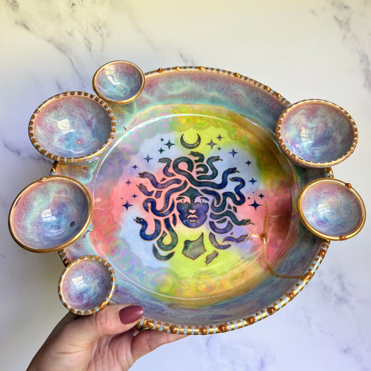 IMPERFECT Medusa Rainbow Infinity Tray