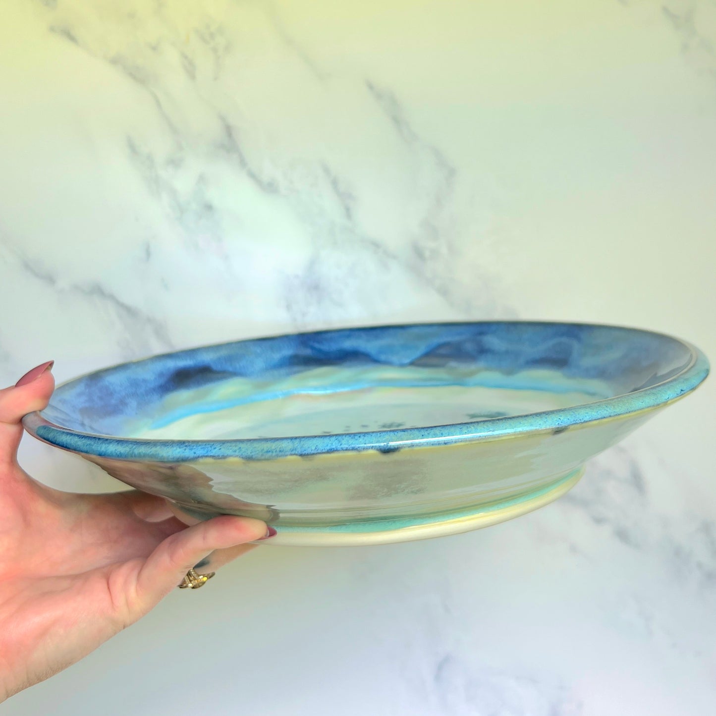 IMPERFECT Large Turtle Alien Platter