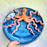 IMPERFECT Large Opal Octopus Platter