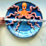 IMPERFECT Large Opal Octopus Platter