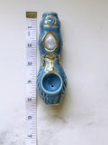 Libra Moonstone Pipe Zodiac Sign Porcelain Ceramic Smoking Pipe