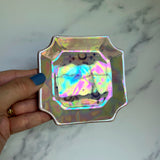 Medusa Dish Square Iridescent Altar Ring Jewelry Tray