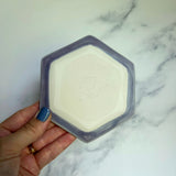 Textured Hex Dish Square Iridescent Altar Ring Jewelry Tray