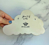 Very Slightly IMPERFECT 3 Dish Cloud Jewelry Wall Hanging Necklace Display with Ring Dishes #3