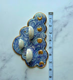 3 Dish Cloud Jewelry Wall Hanging Necklace Display with Ring Dishes #2