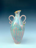 Octopus Coral Reef Vase with Quartz Crystals
