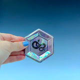 Snake Dish Iridescent Altar Ring Jewelry Tray Hexagon