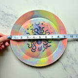 Rainbow Medusa Dish Round Iridescent Altar Jewelry Tray