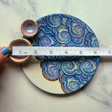 Cloud Dish Iridescent Altar Ring Jewelry Tray 2 lil Pink Dishes B