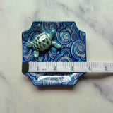 Sea Turtle Cloud Iridescent Altar Ring Jewelry Tray