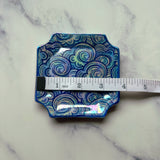 Square Cloud Tray, Iridescent Altar Ring Jewelry Soap Tray A