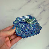 Sea Turtle Cloud Iridescent Altar Ring Jewelry Tray