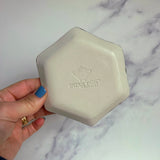 Hexagon Cloud Tray, Iridescent Altar Ring Jewelry Soap Tray