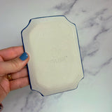 Rectangle Cloud Tray, Iridescent Altar Ring Jewelry Soap Tray