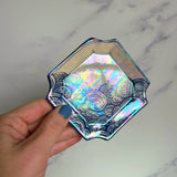 Square Cloud Tray, Iridescent Altar Ring Jewelry Soap Tray