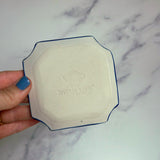 Square Cloud Tray, Iridescent Altar Ring Jewelry Soap Tray