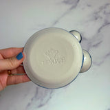 2 Dish Cloud Tray, Iridescent Altar Ring Jewelry Tray Blue Dishes F