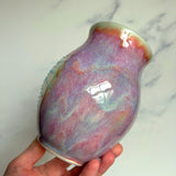 Pearl Clam Mug, Iridescent Porcelain Pottery Mug