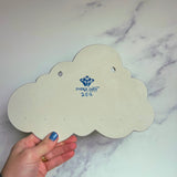 5 Dish Cloud Jewelry Wall Hanging Necklace Display with Ring Dishes D