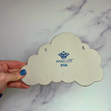 3 Dish Cloud Jewelry Wall Hanging Necklace Display with Ring Dishes F