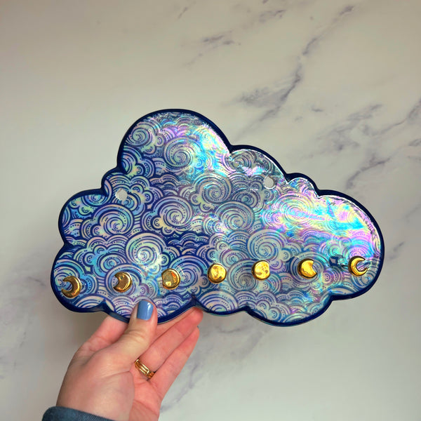 Cloud Jewelry Wall Hanging Necklace Display G