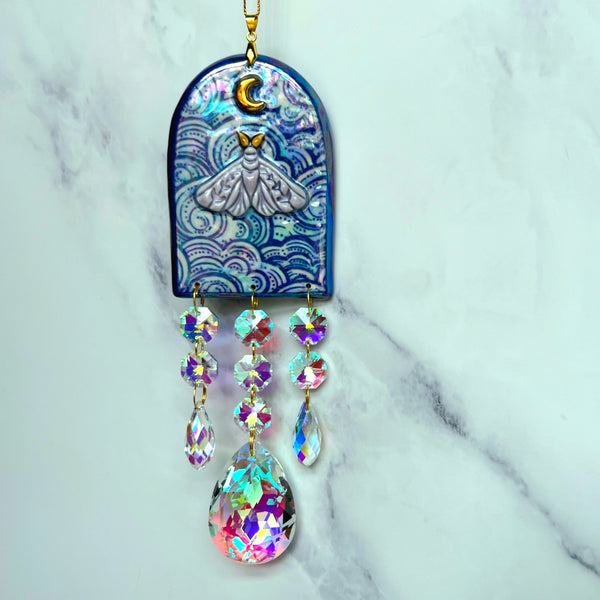 Arch  Moth Cloud Suncatcher Iridescent Ornament