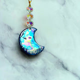 Moon Cloud Suncatcher Iridescent Ornament