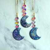 Moon Cloud Suncatcher Iridescent Ornament