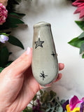 Gray UFO Abduction Pipe Porcelain Ceramic Clay Pipe #3