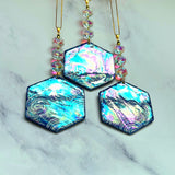 Hexagon Cloud Suncatcher Iridescent Ornament