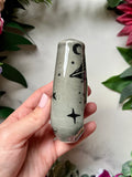 Gray UFO Abduction Pipe Porcelain Ceramic Clay Pipe