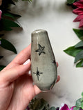 Gray UFO Abduction Pipe Porcelain Ceramic Clay Pipe