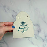 Fancy Rainbow Jewelry Wall Hanging 3 Dish Necklace Display with Gold Stars